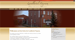Desktop Screenshot of landhotel-pagram.de
