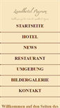 Mobile Screenshot of landhotel-pagram.de